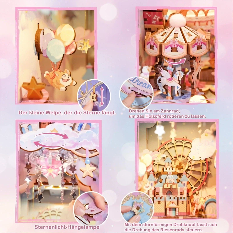 Kit de Book Nook «Dulces sueños»