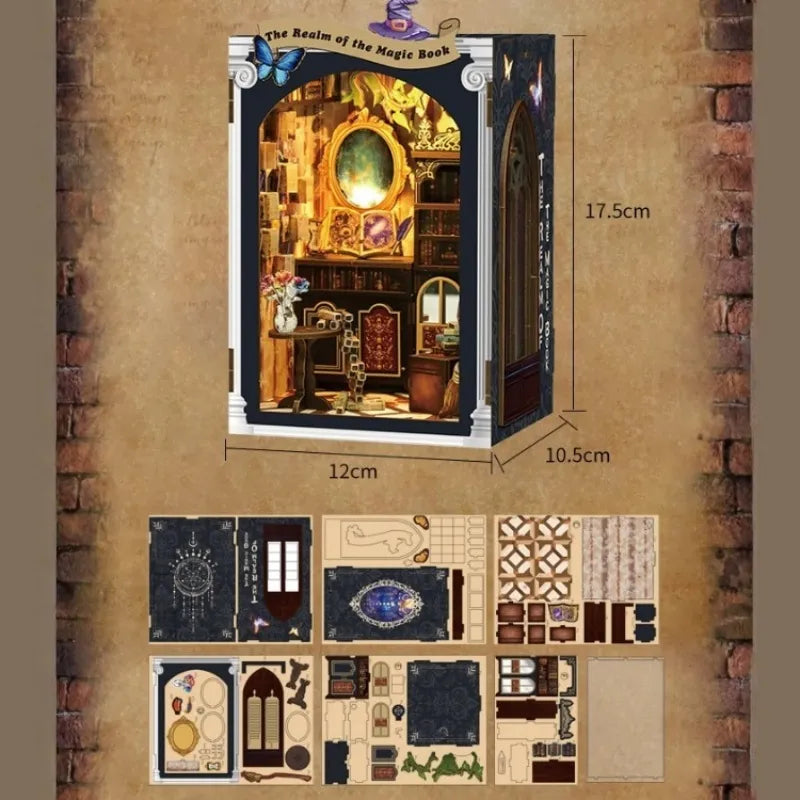 Kit de Book Nook «El reino del libro mágico»
