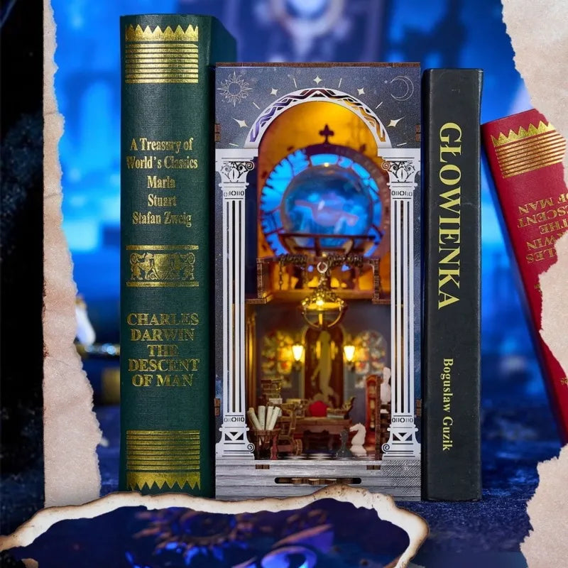 Kit de Book Nook El pergamino secreto de la galaxia