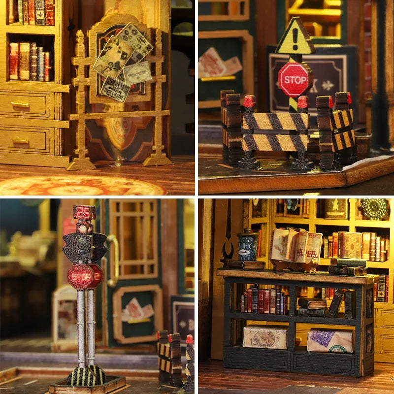 Kit de casa en miniatura Twilight Book City