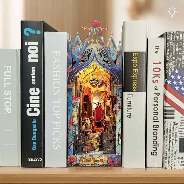 Twilight Castle book nook kit – DIY fantasy castle