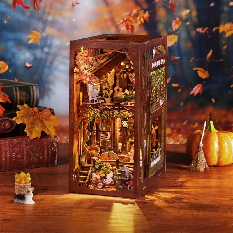 Kit de Book Nook Cabaña Crepuscular