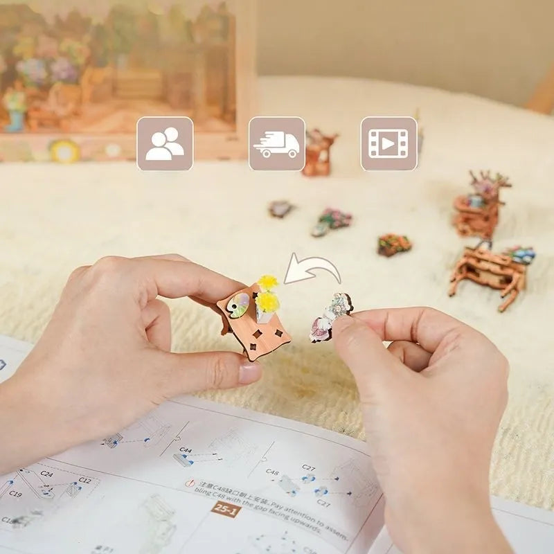 Kit DIY de marco para historias «Momento de florecer»
