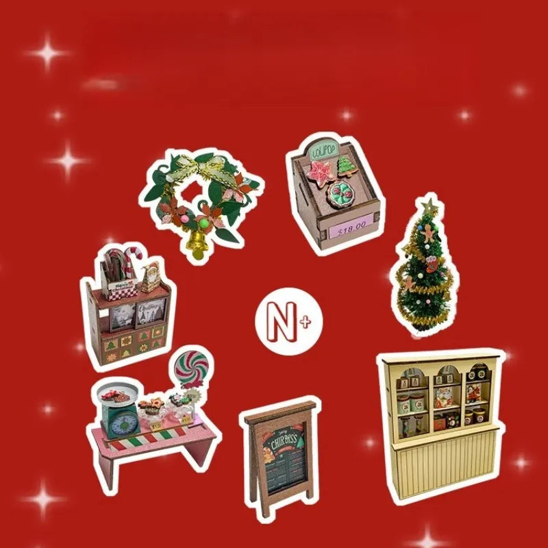 Kit de casa en miniatura de dulce