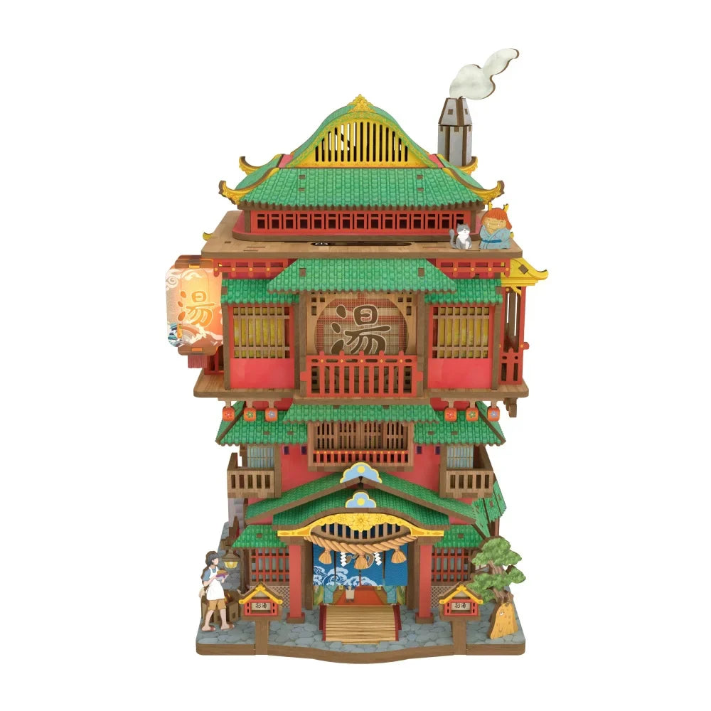 Kit de casa en miniatura Onsen Saga