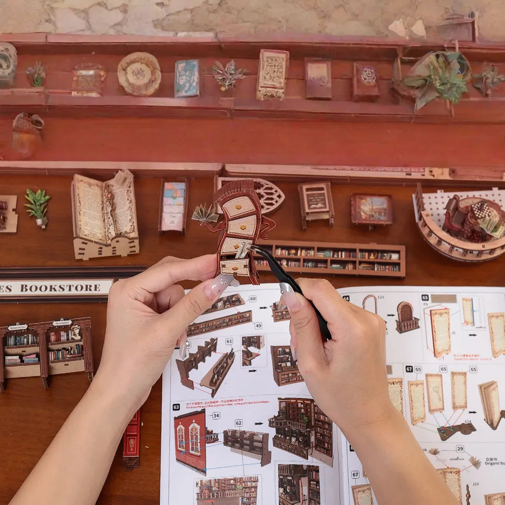 Kit de casa en miniatura Thames Bookstore