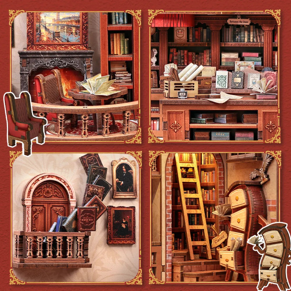 Kit de casa en miniatura Thames Bookstore