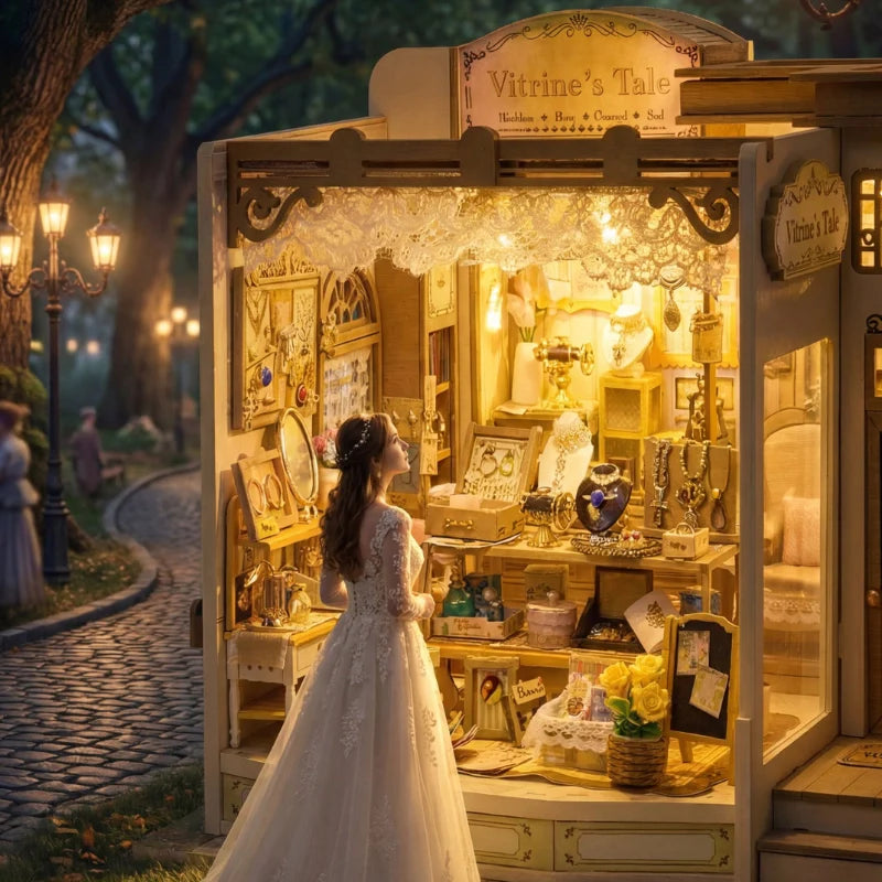 Kit de casa en miniatura Vitrine's Tale
