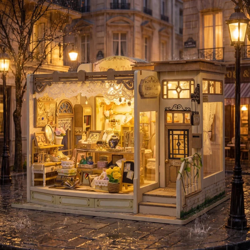 Kit de casa en miniatura Vitrine's Tale