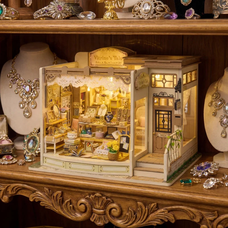 Kit de casa en miniatura Vitrine's Tale