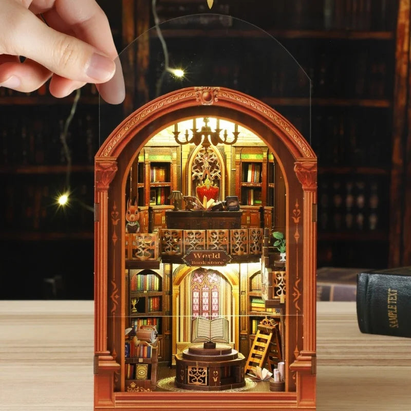 Kit de Book Nook de la librería Wanguo