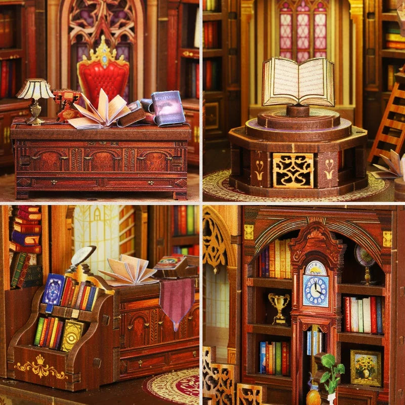 Kit de Book Nook de la librería Wanguo