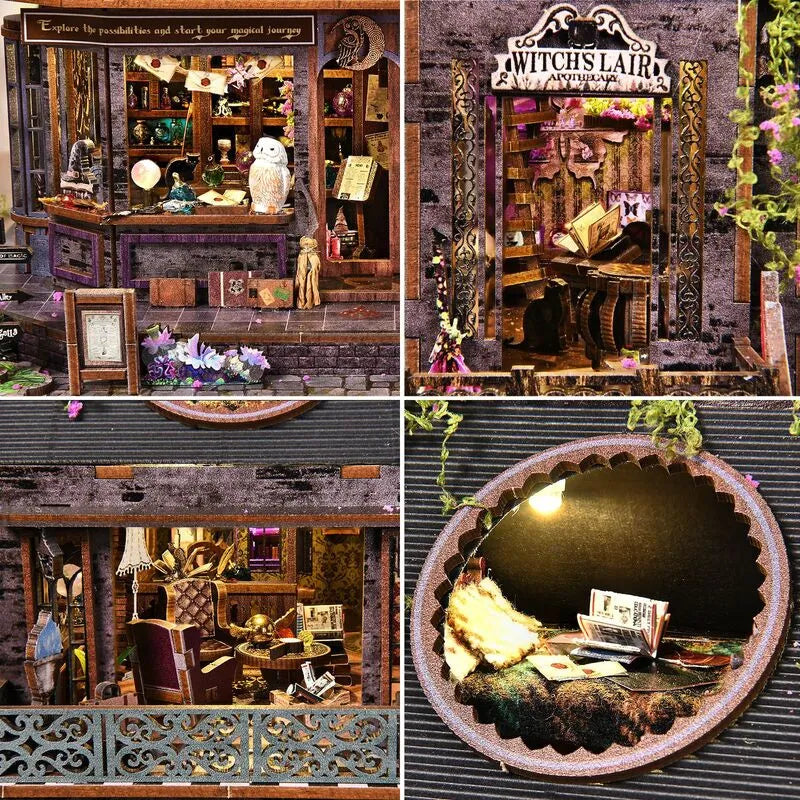 Kit de casa en miniatura Castillo Mágico