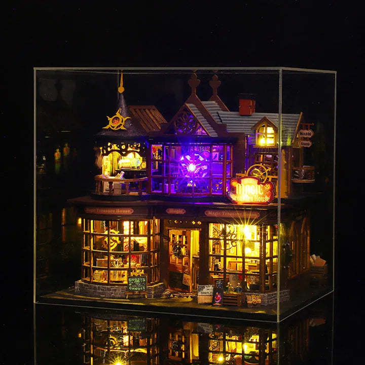 Kit de casa en miniatura Casa del Tesoro Mágico