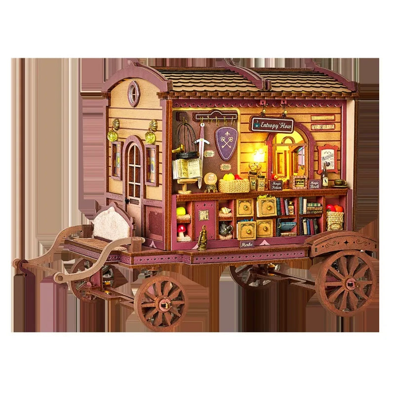 Kit de casa en miniatura Flujo de la Entropía