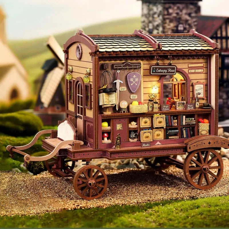 Kit de casa en miniatura Flujo de la Entropía