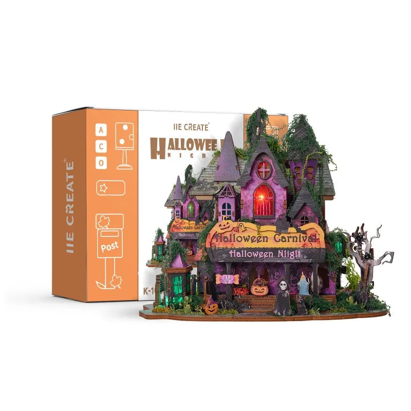Kit de casa en miniatura para la noche de Halloween