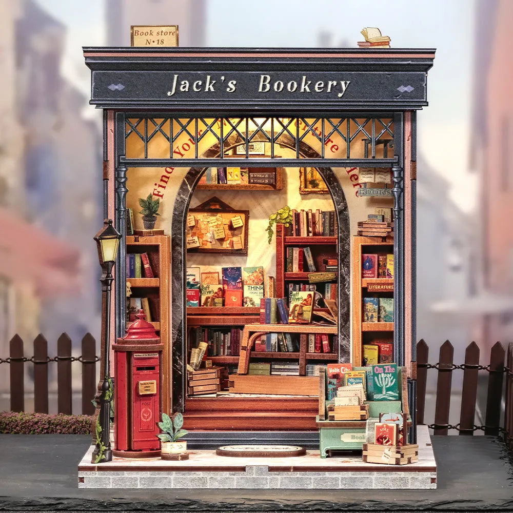 Kit de casa en miniatura Jack's Bookery