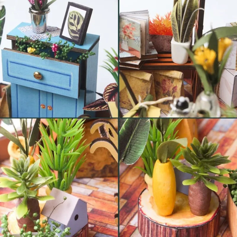Kit de casa en miniatura Casa de Flores Cielo Estrellado