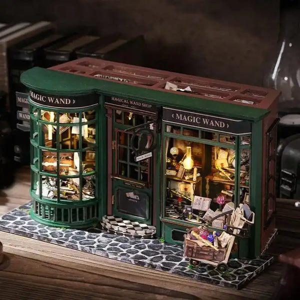 The Grand Magic Wand Emporium – DIY vintage magic shop miniature kit