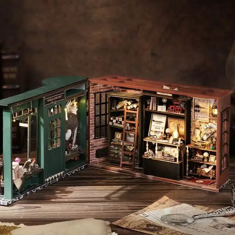 Kit de casa en miniatura «El gran emporio de las varitas mágicas»