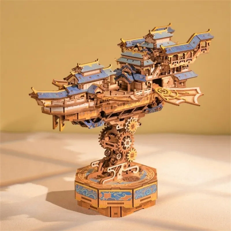 Rompecabezas 3D de madera Wind Voyager