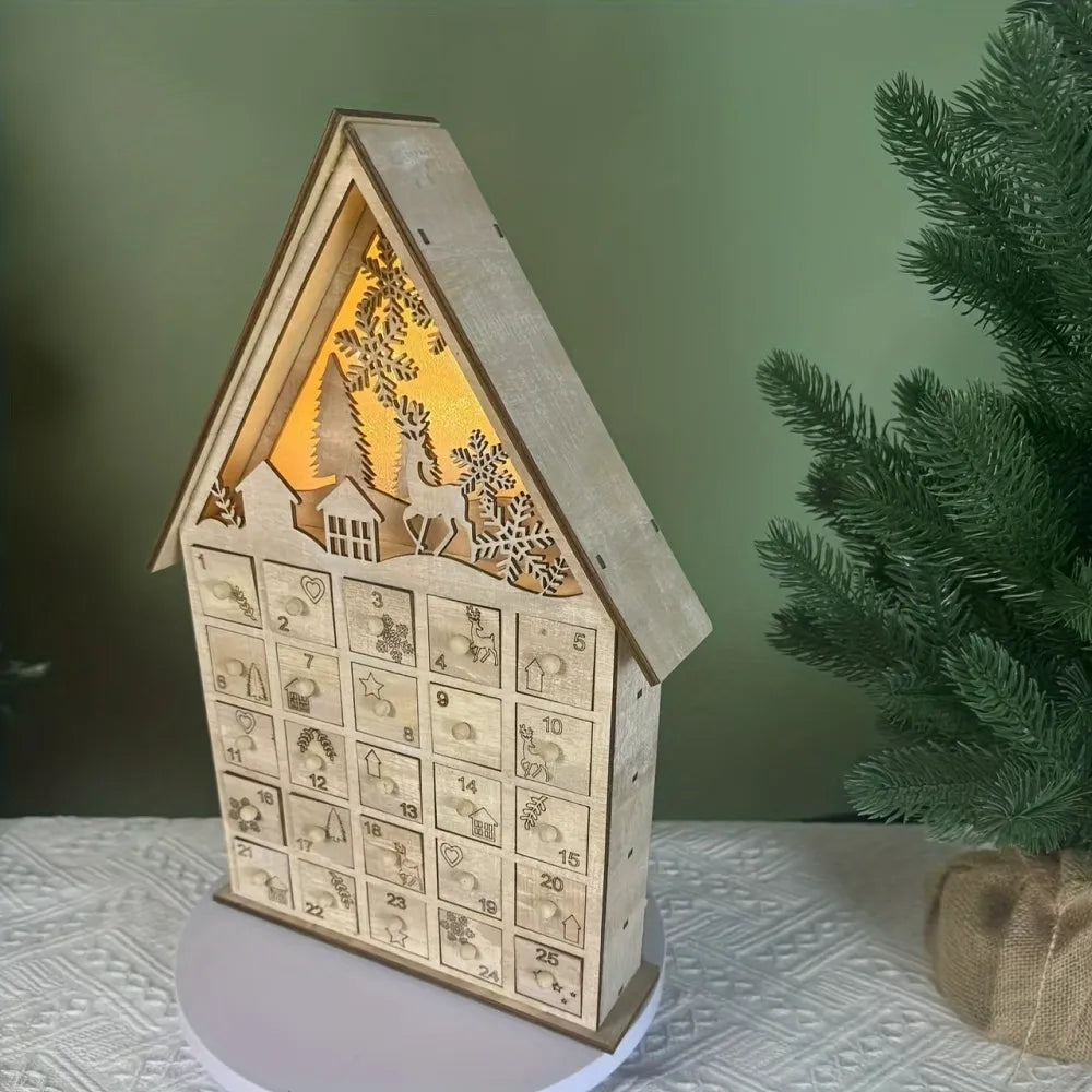 Calendario de Adviento de madera de Basilea