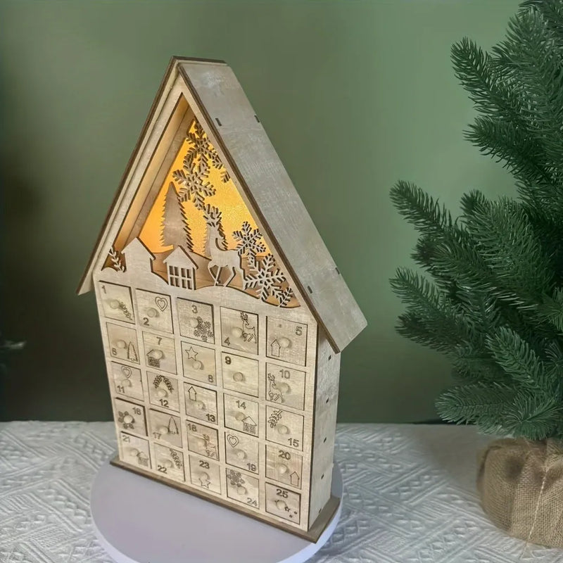 Calendario de Adviento de madera de Basilea