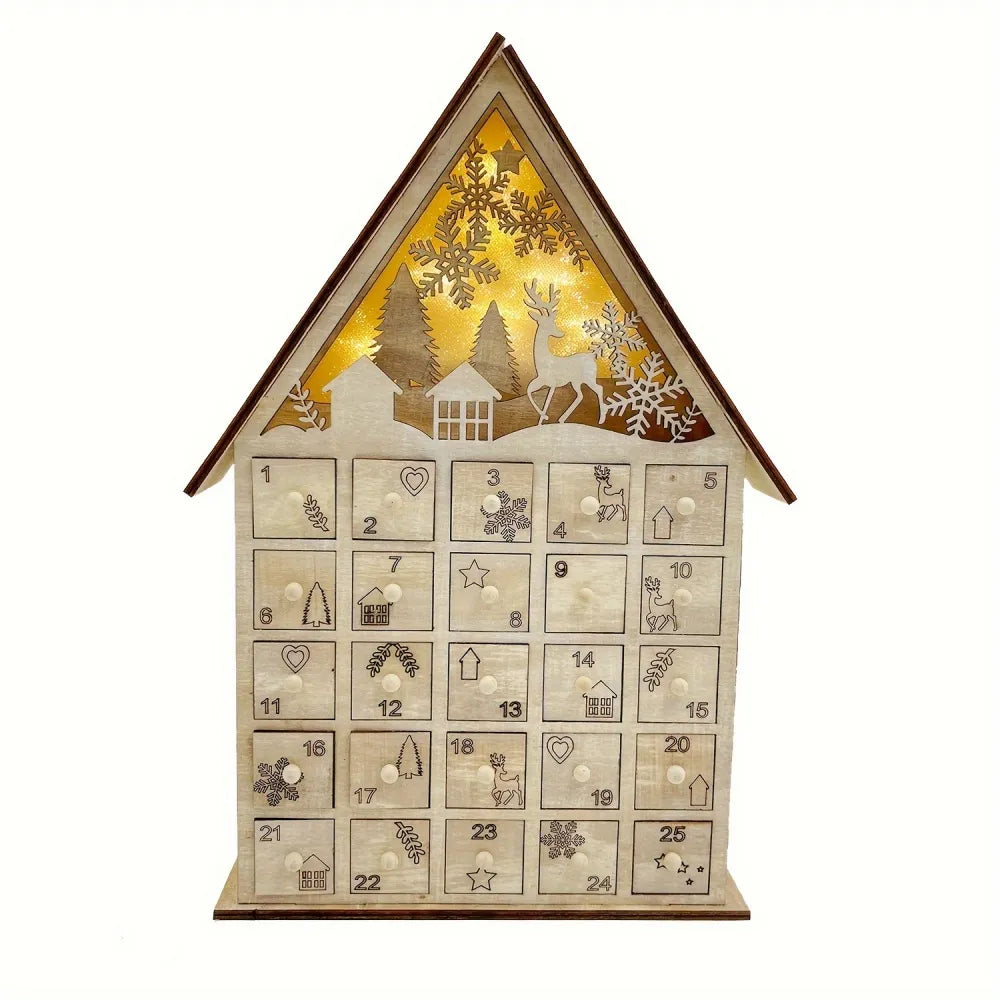 Calendario de Adviento de madera de Basilea