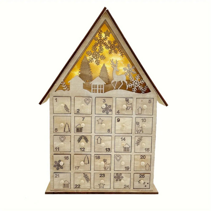 Calendario de Adviento de madera de Basilea