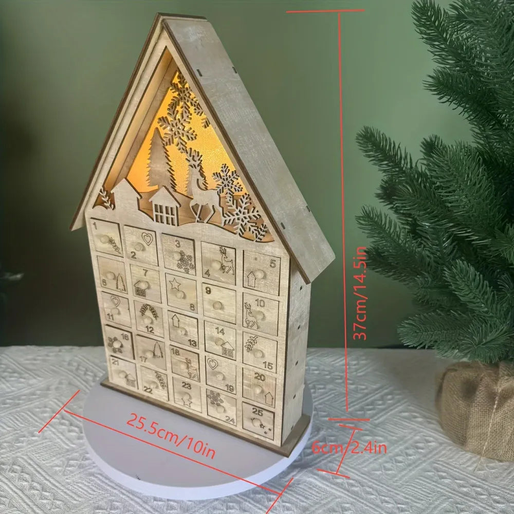 Calendario de Adviento de madera de Basilea