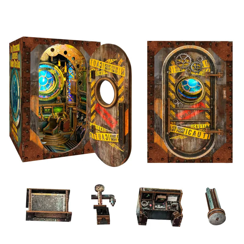 Kit de Book Nook 20,000 leguas de viaje submarino