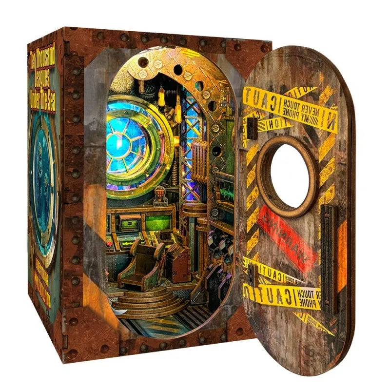 Kit de Book Nook 20,000 leguas de viaje submarino