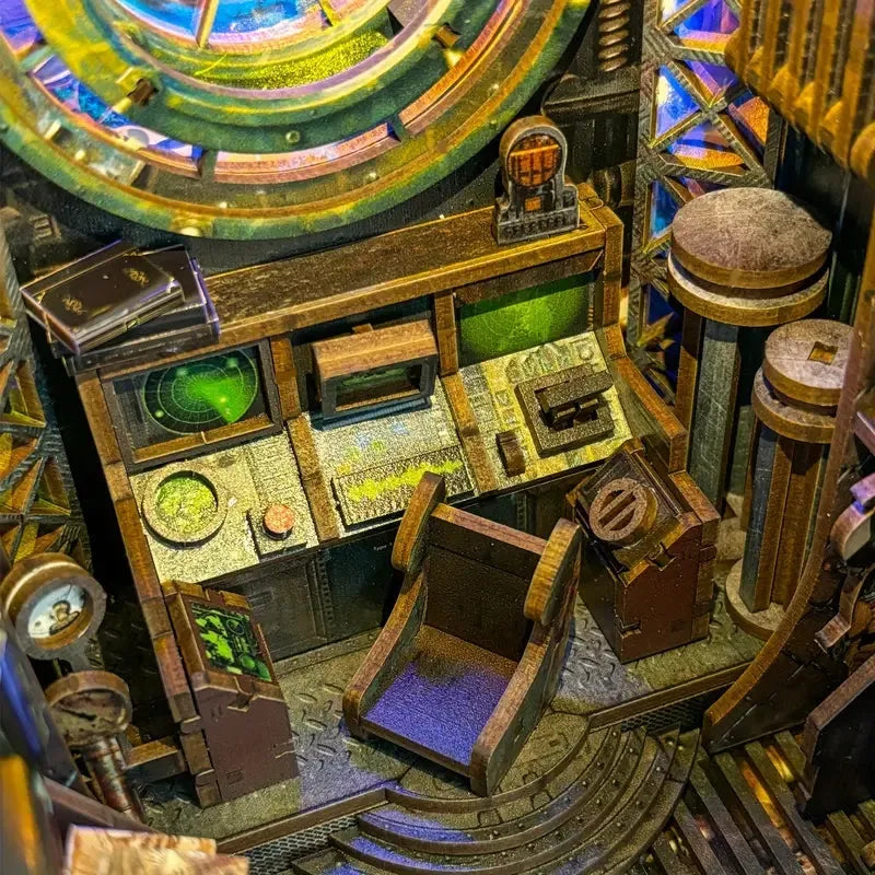 Kit de Book Nook 20,000 leguas de viaje submarino