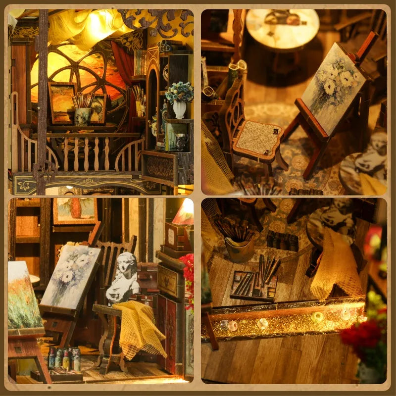 Kit de Book Nook «Un mundo dentro del marco»