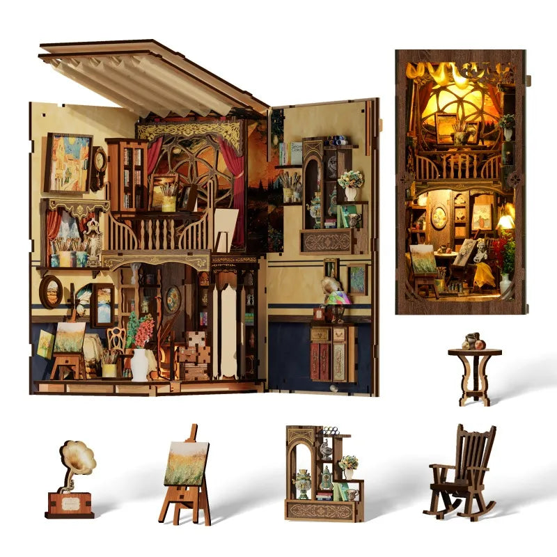 Kit de Book Nook «Un mundo dentro del marco»