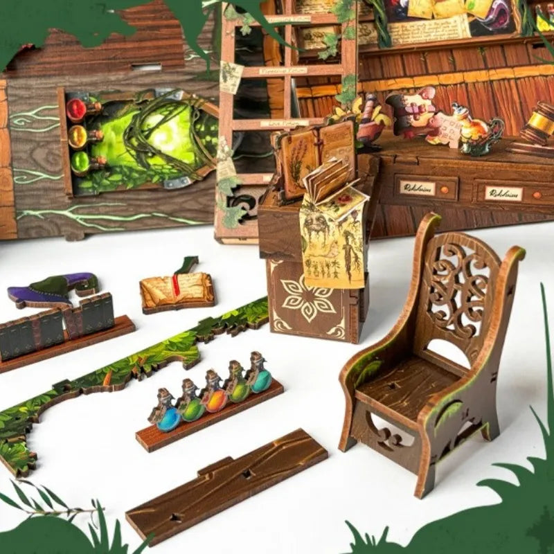 Kit de Book Nook de Diario de Alquimia
