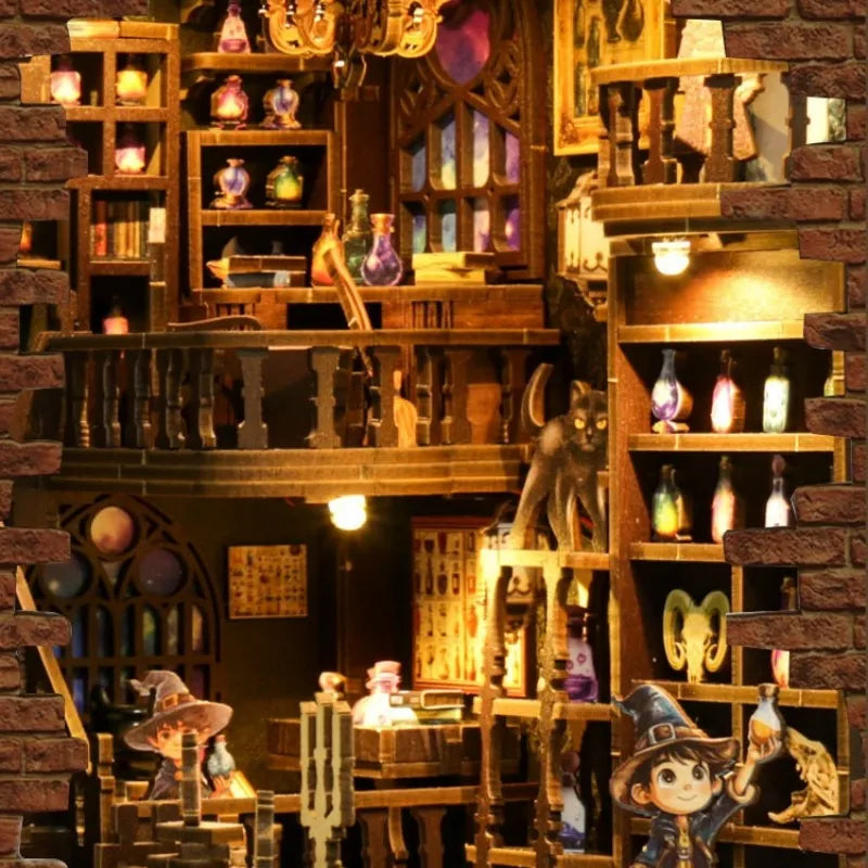 Kit de Book Nook «El libro del maestro de la alquimia»