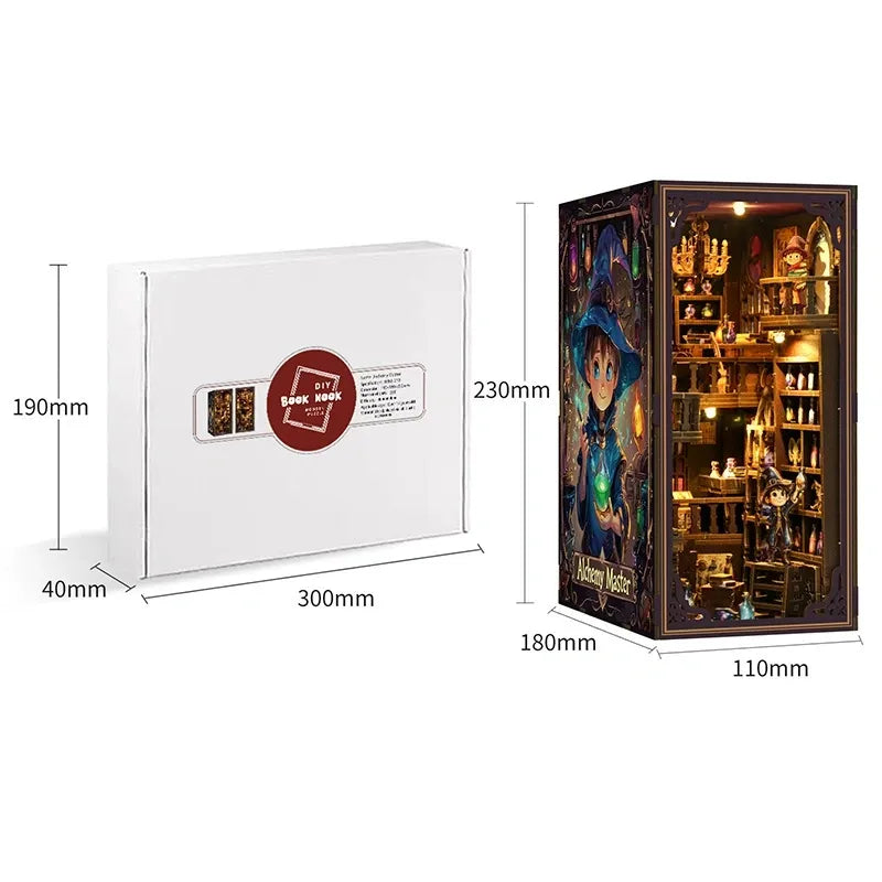 Kit de Book Nook «El libro del maestro de la alquimia»