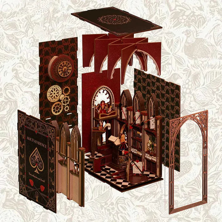 Kit de Book Nook «El libro de evidencias de Alice»