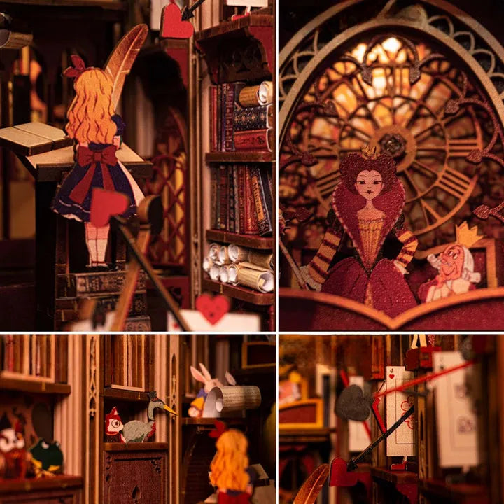 A little piece of Wonderland, lit from within