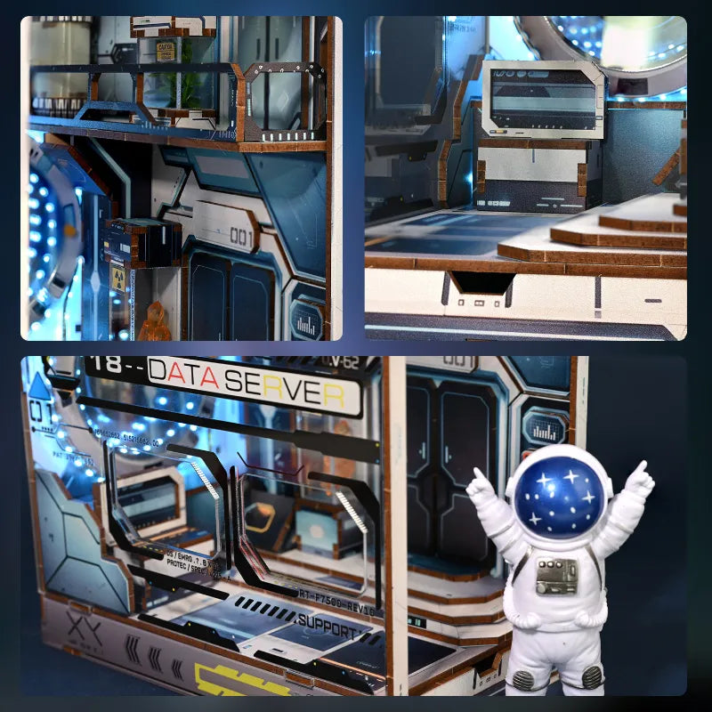 Kit de Book Nook Alien Hub