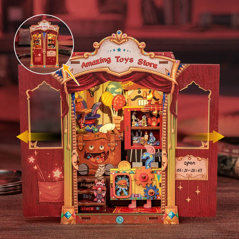 Kit de Book Nook Amazing Toys Store