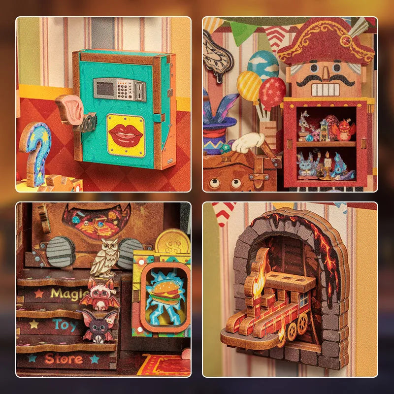 Kit de Book Nook Amazing Toys Store