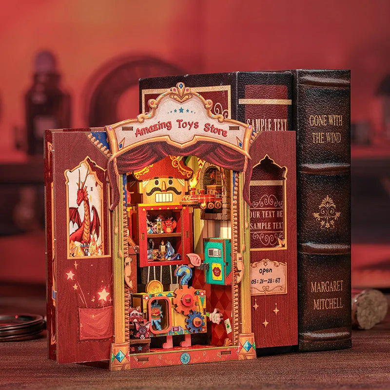 Kit de Book Nook Amazing Toys Store