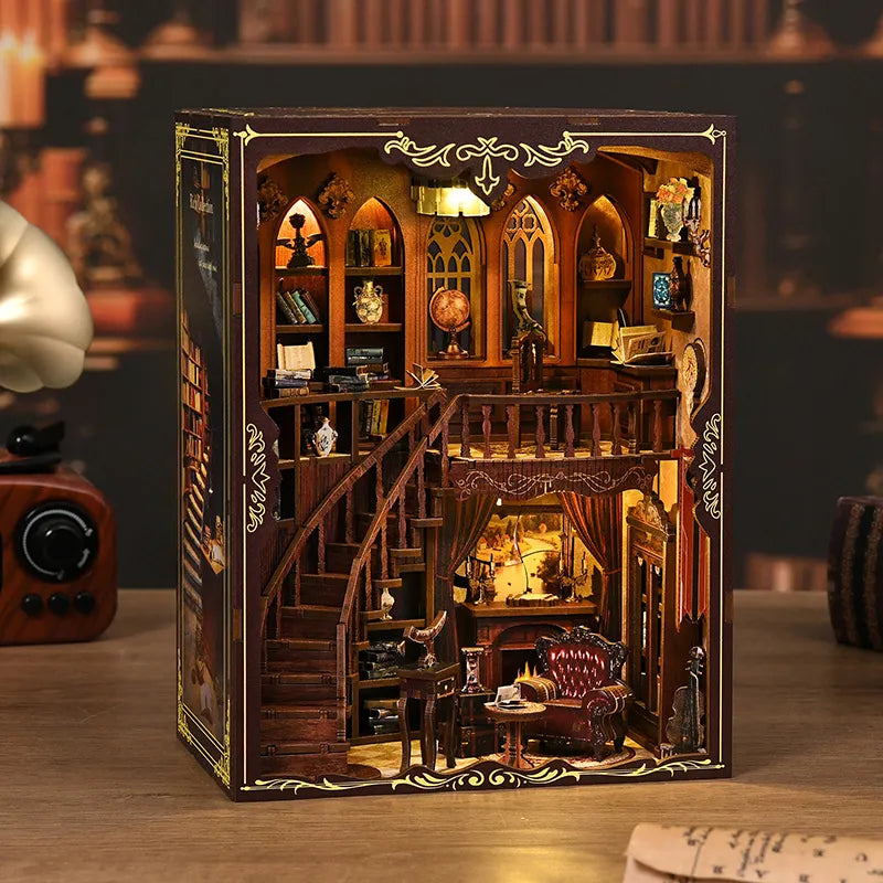 Kit de Book Nook «Biblioteca de Rimas Antiguas»