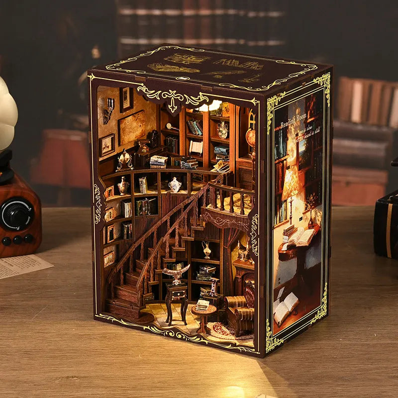 Kit de Book Nook «Biblioteca de Rimas Antiguas»