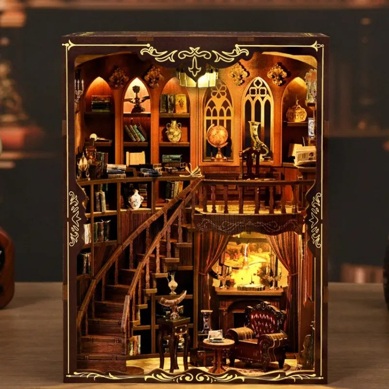 Kit de Book Nook «Biblioteca de Rimas Antiguas»
