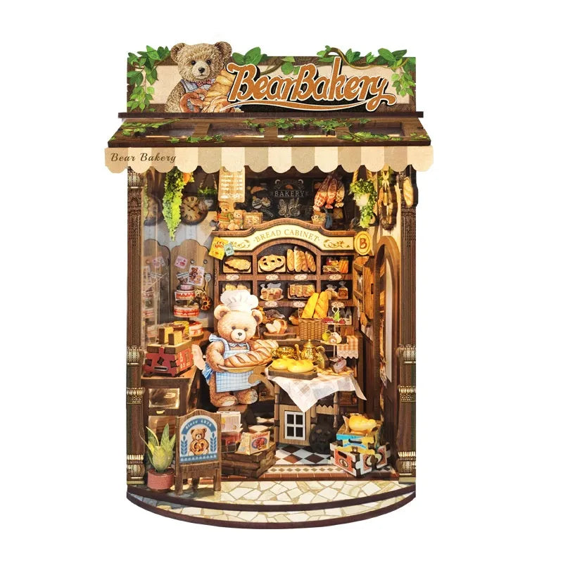 Kit de Book Nook de Panadería de Osos