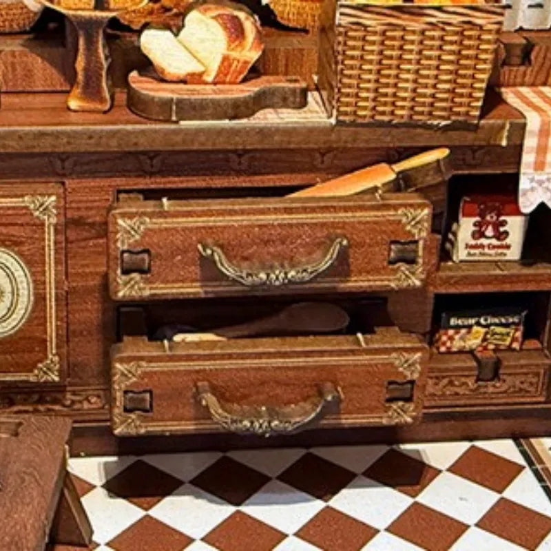 Kit de Book Nook de Panadería de Osos